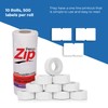 Perco Zip White Labels - 1 Sleeve - 5,000 Blank