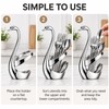 Elegant Swan Spoon and Fork Holder, Decorative Metal Cutlery Organizer