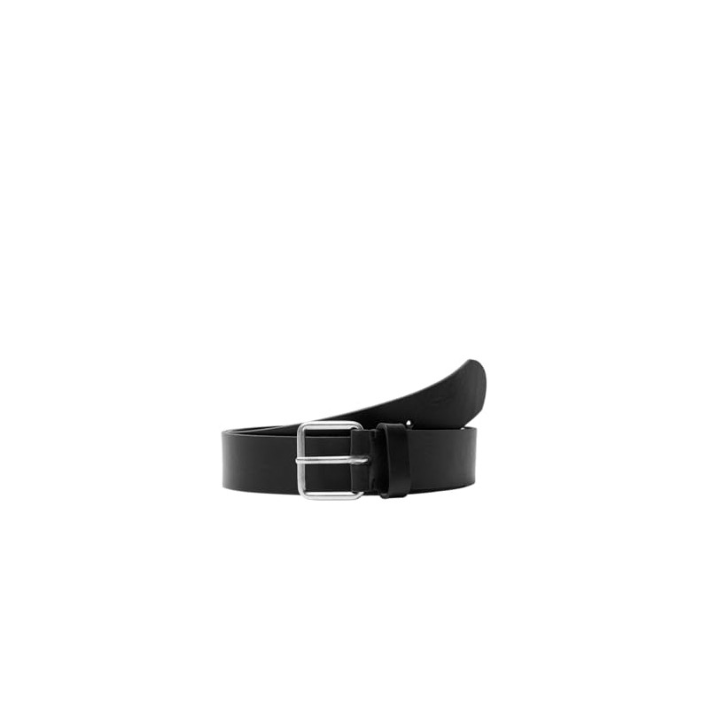 SELECTED HOMME Male Leather Belt, black