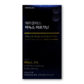 Hercules Arginine 20g / 헤라클레스 아르기닌 20g X 15포 1박스 6000 오르니틴 타우린 아연 블랙마카