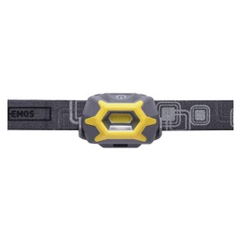Emos 923, Headlamp 3 W COB LED 3 x AAA, Plastic, Yellow, 6, 8 x 4, 3 x 3, 5 cm