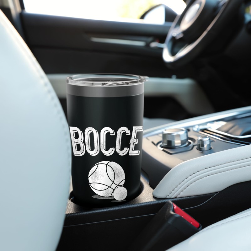 Bocce Legend Slogan with Jack Bocci Game Bocce Ball Stainless