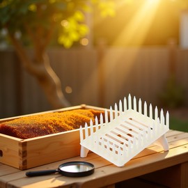 White Queen Marker Cage Clip Bee Plastic Catcher Beekeeper Beekeeping Tools Equipment Plastic Queen Marker Cage Clip Bee Catcher Beekeeper Beekeeping Tools Equipment Beekeeping Supplies