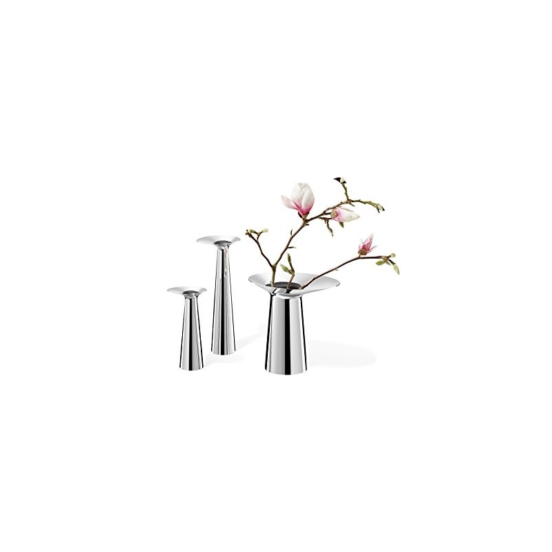Zack 30641 Parego Vase with High Gloss, Height 6.7"/Diameter 3.35"