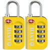 ANVIL TSA Approved Luggage Lock - 4 Digit Combination, 10,000