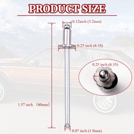 2 Pcs Stainless Steel Rosette Rivets Replacement Fit For GM Ford Chrysler AMC VIN Door Tag Rosette Petal Shape Universal Compatibility Fixing tools Sliver