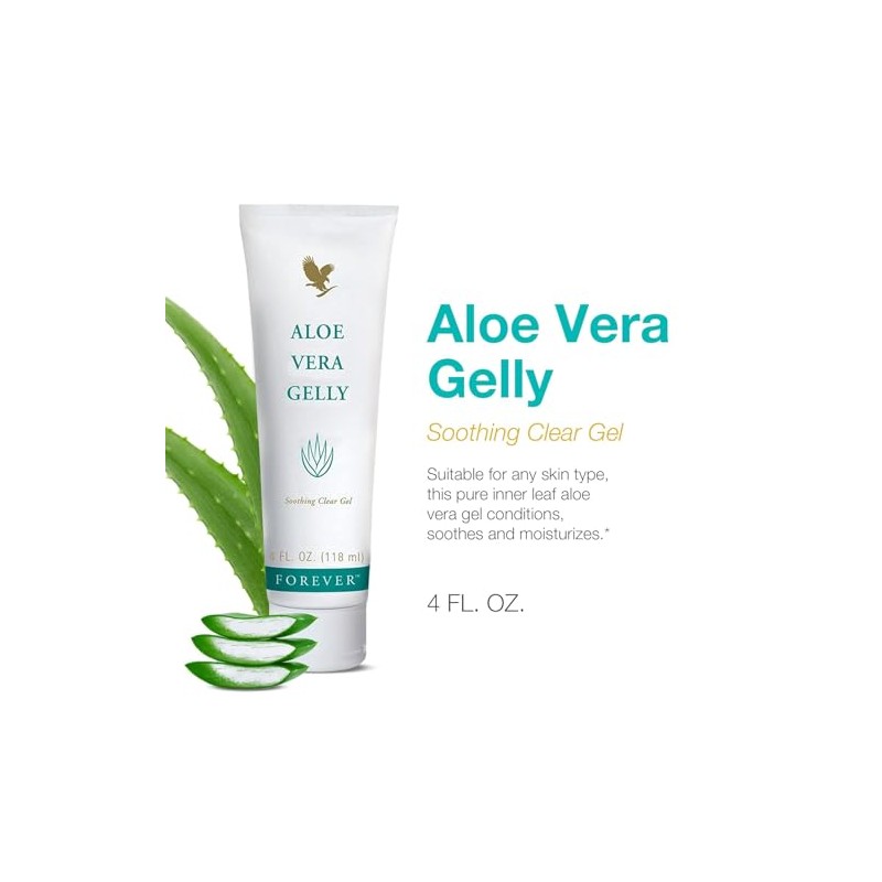 Aloe Vera Gelly 4 fl. oz. 100% stabilized aloe vera