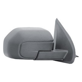 Replacement Passenger Right Side Door Mirror Power and Heated Glass with BLIS (Blind Spot Sensor) Textured Black Cover for 2022-2025 Ford Maverick