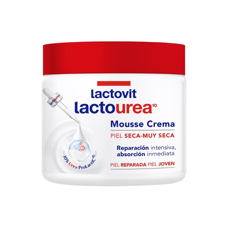 Lactovit Lactourea Mousse Corporal Piel Seca-Extra Seca 400 ml