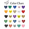Heart Iron On Decal, 10 Size options, Heat Transfer, DIY