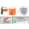 Dried Shrimps with Salt for Asian Cuisine Fresh Seafood Flavor
