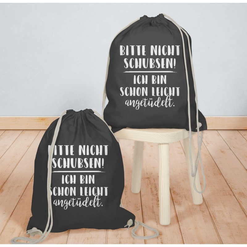 Festival Gym Bag – Bitte Nicht Schubsen Ich Bin Schon