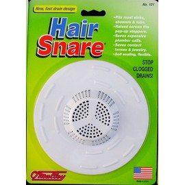 O'Malley Manufacturing Inc. Hair Snare Drain Cover Universal - White (6-Pack)