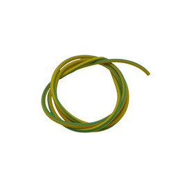 1 Metre Length Of Electrical Earth Wire Sleeve (Green/Yellow)