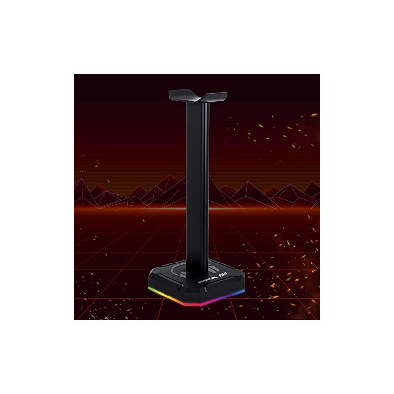 TECHZONE Immortal Gaming Base Soporte para Audífonos Gamer con Luz