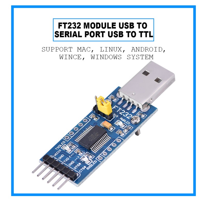 FT232 USB UART Board (Type A) USB to Serial TTL
