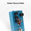 xinyee Guitar Chorus Pedal Electric Guitar Effects Pedal Speed/Depth/Blend Control