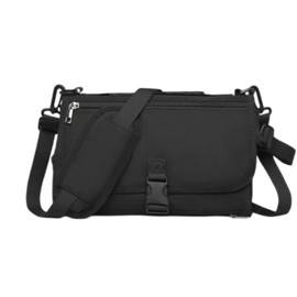 BRANDS FOR LESS USA Waterproof Mummy Changing Pad, Foldable Diaper Bag, Portable Travel Changing Mat (Black)