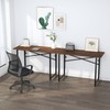 Lutown-Teen 47 inch Folding Desk No Assembly Required, Writing Gaming