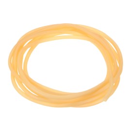 M METERXITY Natural Latex Rubber Tubing, 5/32" [4mm] ID x 1/4" [6mm] OD 13ft Length Latex Hose Tube for Home/Laboratory/Sporting, Highly Elastic Band Tubes [Yellow]