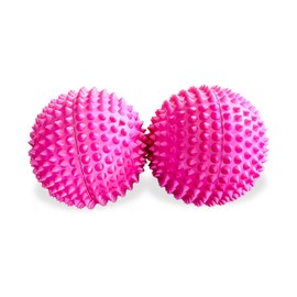 2 x DBT Skills Hedgehog Ball, Magnetic High Stress Acupressure Ball, for Stress Relief or Massage, Against Tension and for More Mobility and Concentration (Biodegradable - Pink, 47 mm)