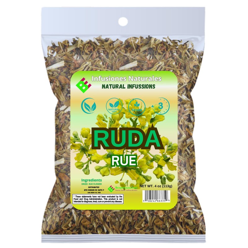 Ruda Seca Té (Rue Dried Herbs Tea) 4oz (113g) -