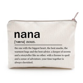 Nana Definition Makeup Bag Nana Gift Grandma Birthday Gift Storage Makeup Organizer Case Nanny Gift Best Nana Ever Gifts For Nana