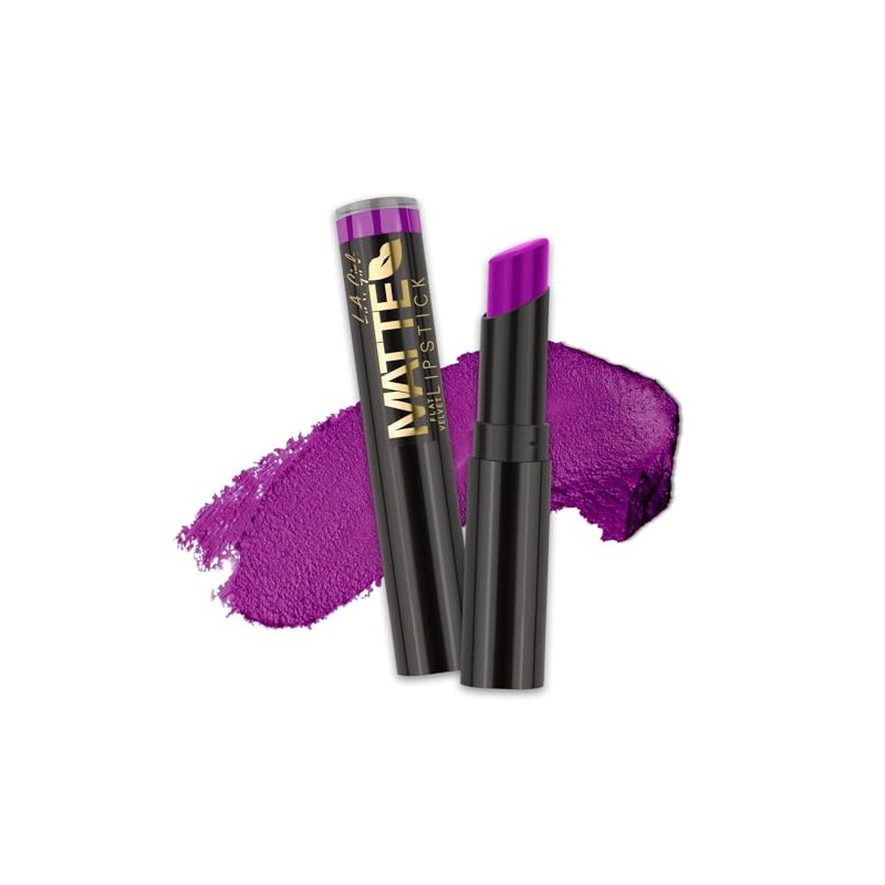 L.A. Girl Matte Flat Velvet Lipstick, Love Triangle GLC820