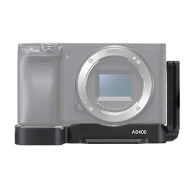 L Plate for Sony A6400, Aluminum Quick Release Plate Vertical Shooting L Bracket 39mm AS Interface for Sony A6400 Mirrorless Camera