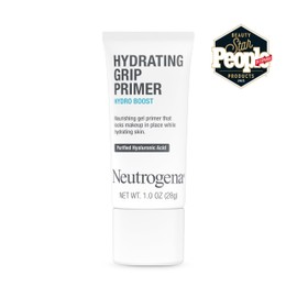 Neutrogena Hydro Boost Hydrating Grip Primer with Purified Hyaluronic Acid, Invisible Gel Face Primer Locks Makeup in Place, Extends Wear and Hydrates Dull Skin, Dewy Finish, 1.0 oz