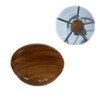 Boat Teak Wood Steering Wheel Center Cap for Marine Destroyer
