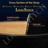LOUIS STITCH Men's Leather Belt Reversible Leather Belt for Men