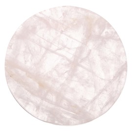 Alipis Gilded Quartz Coasters Round Barware Coasters Crystal Cup Mat Tea Cup Mat Decor