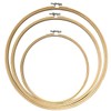 3 Pcs Embroidery Frame Diameter 20cm, 26cm, 30cm Round Cross