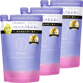 Hiritu Treatment Refill [Smooth] 11.8 fl oz (350 ml) x 3 Piece Set, Pear & Musk Scent