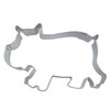 Staedter Hippopotamus Shape Cookie Cutter, Silver