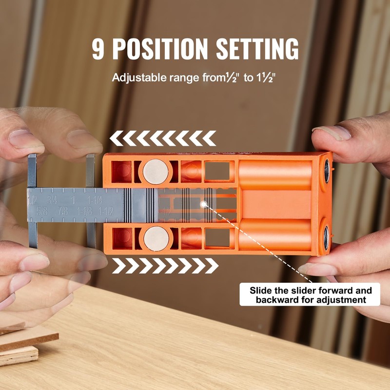 VEVOR Pocket Hole Jig, 56 Pcs Mini Jig Pocket Hole