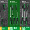 SK 11-Piece Magnetic Screwdriver Set, Includes Slotted/Phillip/Star Screwdrivers, S2 Steel,