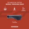 CONTEC Merge Trekking Ergo 140mm D3 Tri-Component Rubber Ergonomic Non-Slip
