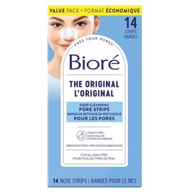 Bior Bior Deep Cleansing Pore Strips Value Pack for Instant Pore Unclogging and Blackhead Removal (14 Count)