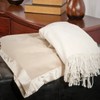 Aus Vio 100% Natural Charmeuse Silk Luxurious Blanket with Satin