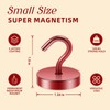 Neosmuk Magnetic Hooks, 120lb Extra Strong Magnet with Hook for