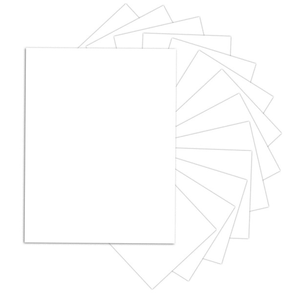 24 Sheets White Cardstock 8.5 x 11 Thick Paper, Goefun