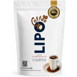 Natural Works Lipo Coffee Café Termogénico 250 g Suplemento Alimenticio en Polvo con L-Carnitina y Agave