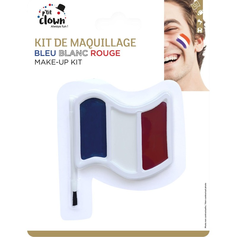 P'tit Clown 22387 Makeup Set Blue White Red