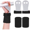 Gymnastics Grips Wristbands Set for Kids Girls Youth, Palm Protection