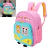 Elementary School Backpack, Oxford Cloth Fabric Cartoon Backpack Soft for
