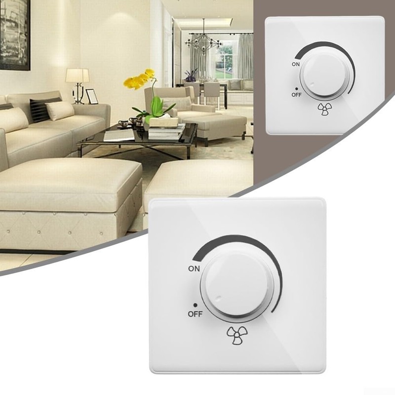 Wall Ceiling Fan Speed Switch 86 Type Fan Speed Regulator