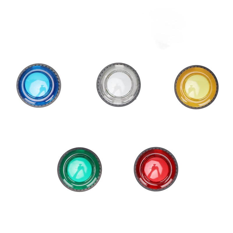 Dpofirs 5 Pcs Push Buttons, 28mm Push Button DIY Fighting