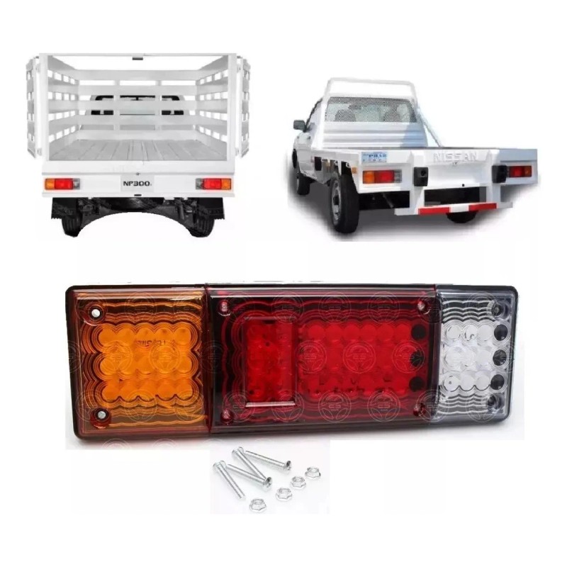 Plafones Calaveras Trasera P/ Nissan Np300 Pick Up Estaquita